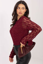  Top in pizzo model 222455 Italy Moda 