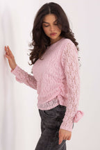  Top in pizzo model 222457 Italy Moda 