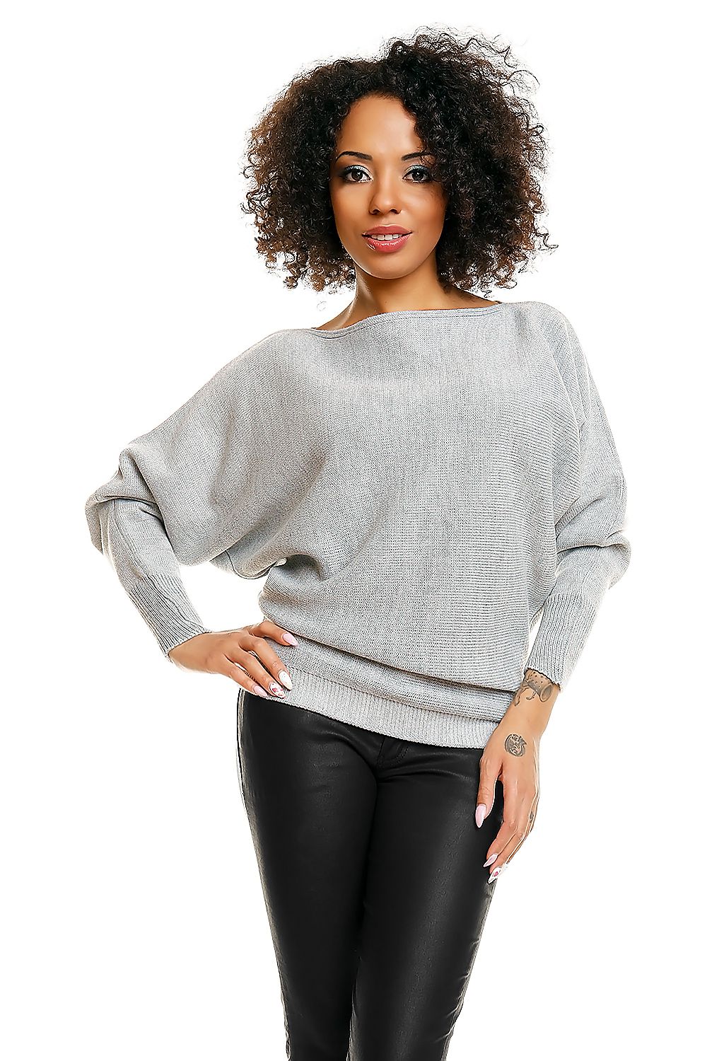  Maglione maniche pipistrello model 84282 PeeKaBoo 