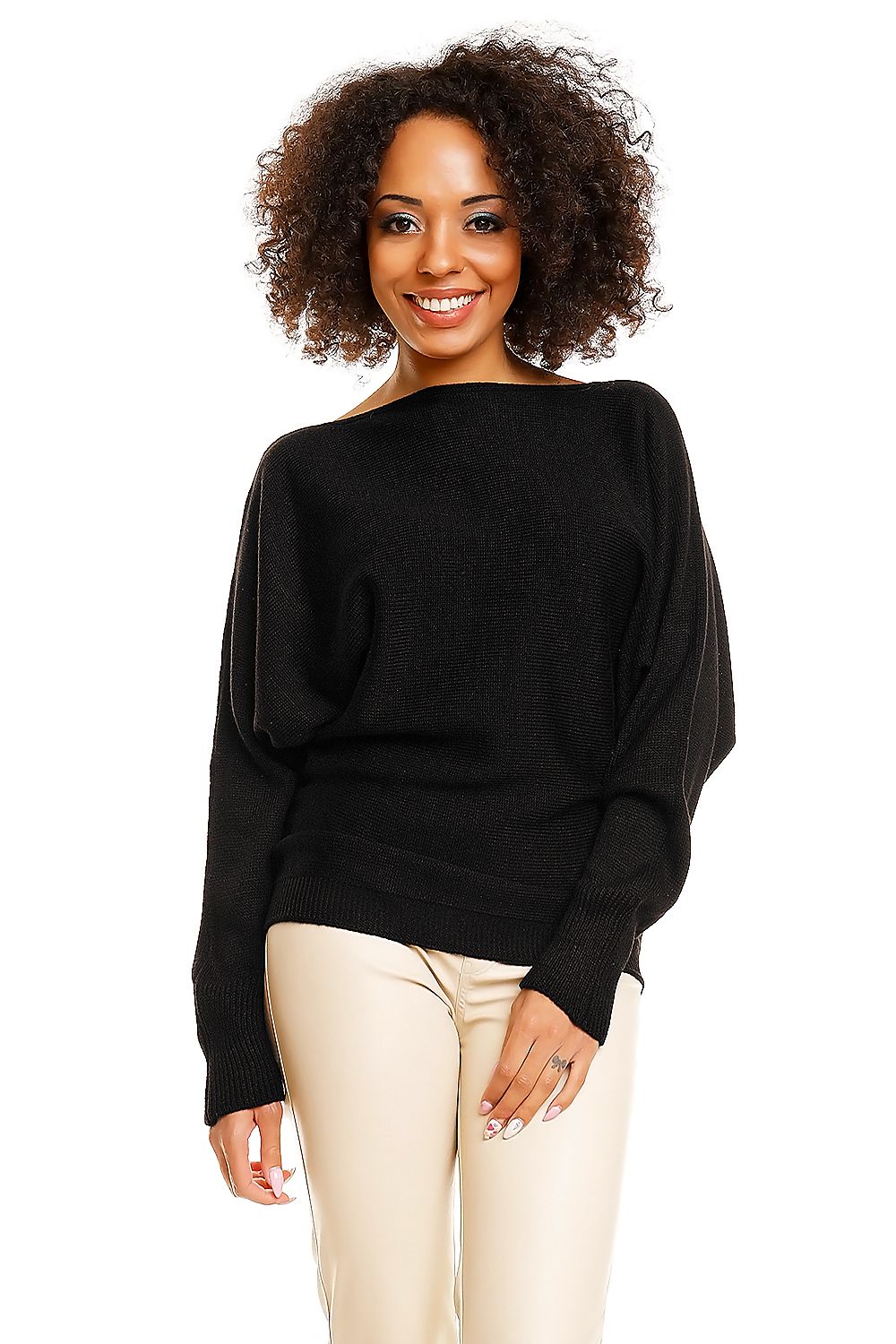  Maglione maniche pipistrello model 84284 PeeKaBoo 