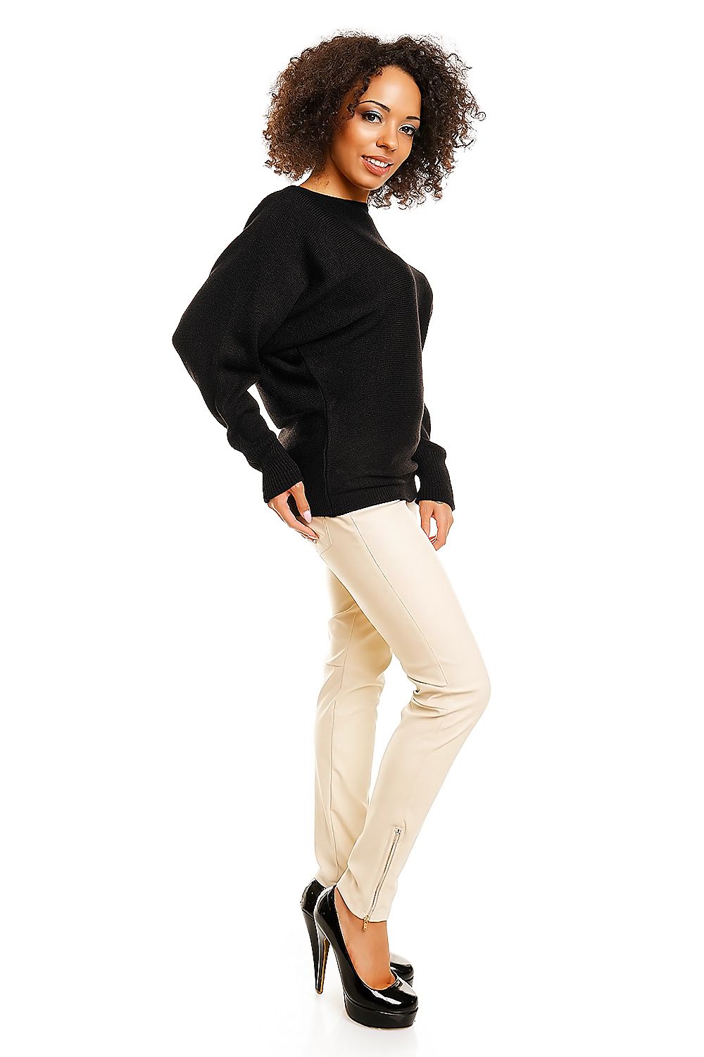  Maglione maniche pipistrello model 84284 PeeKaBoo 