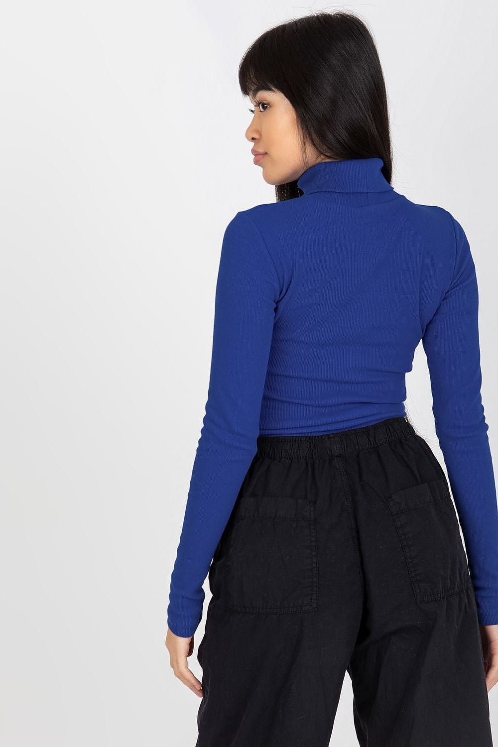 Dolcevita in cotone a costine - 173403