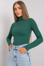Dolcevita in cotone a costine - 173403