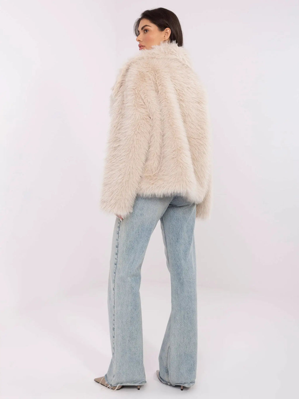 Eco-pelliccia corta da donna - 221418