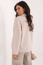 Elegante cappotto corto da donna con revers - GIADA - 217853