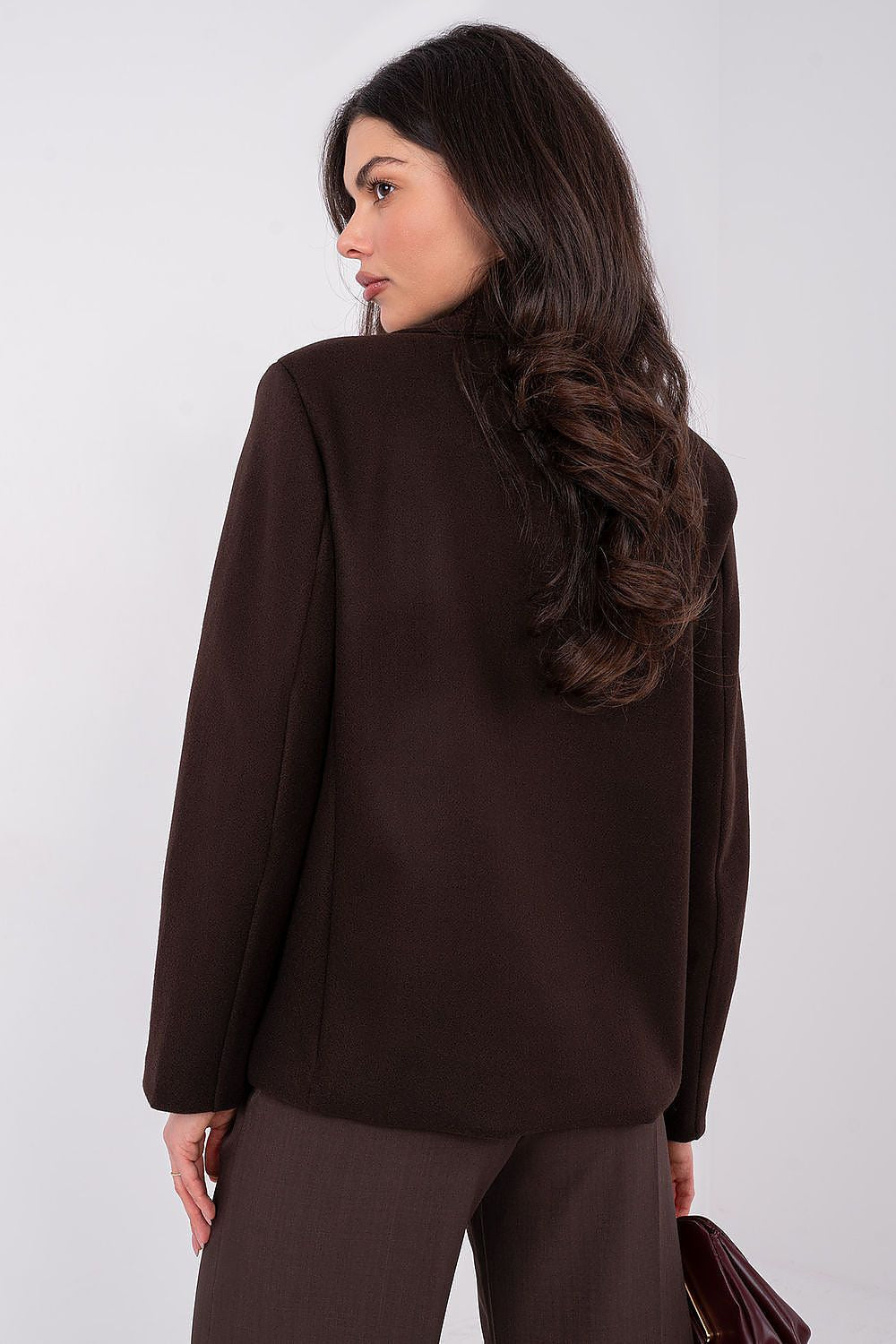 Elegante cappotto corto da donna con revers - GIADA - 217853