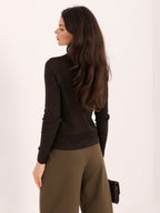 Eliana - Cardigan Elegante a Costine con Colletto Stile