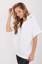 Beige / Universale Felpa aperta a manica corta - 224671