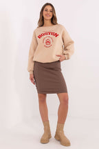 Felpa in cotone elasticizzato - BOSTON - 206131