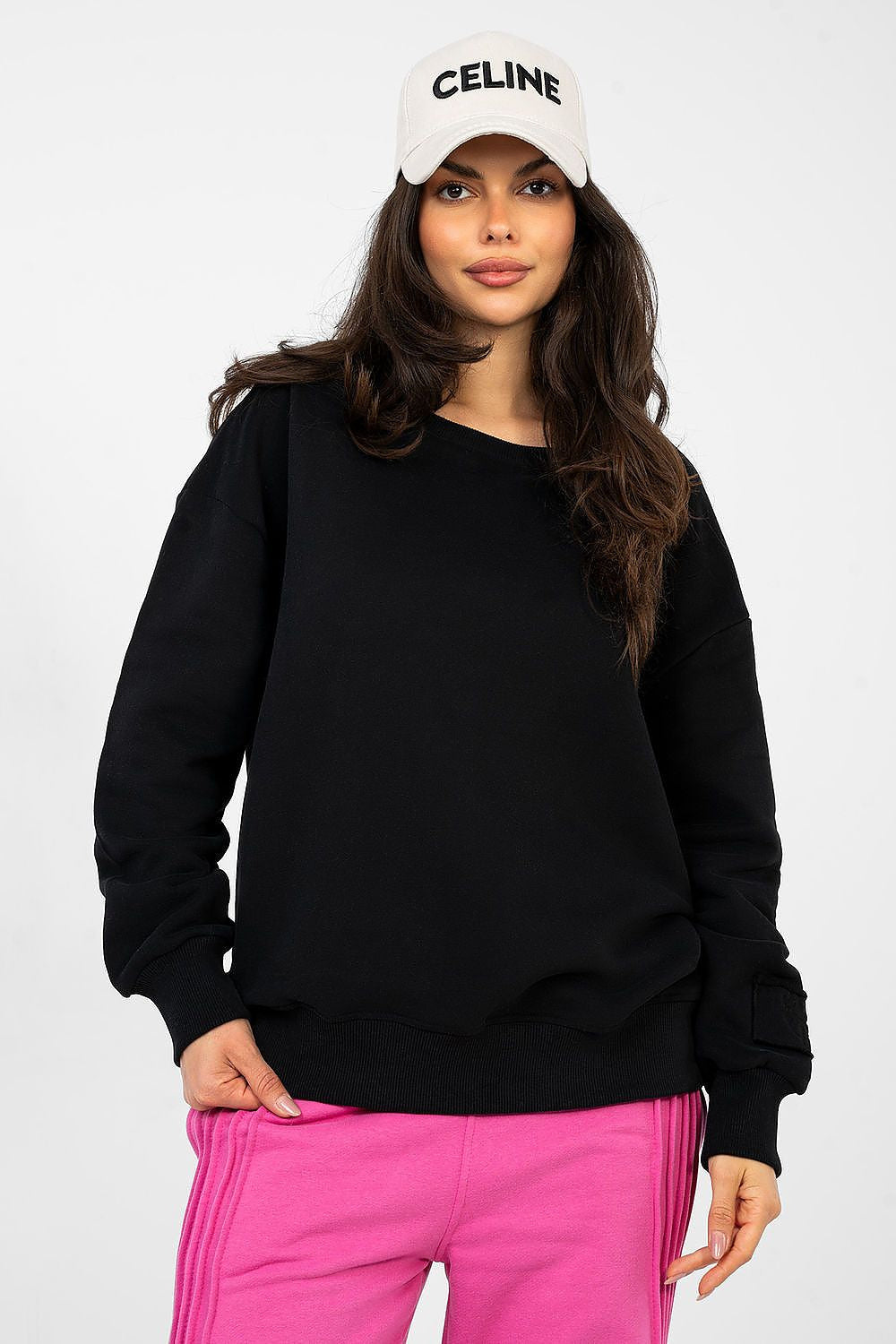 Felpa in cotone elasticizzato - EASY - 224125