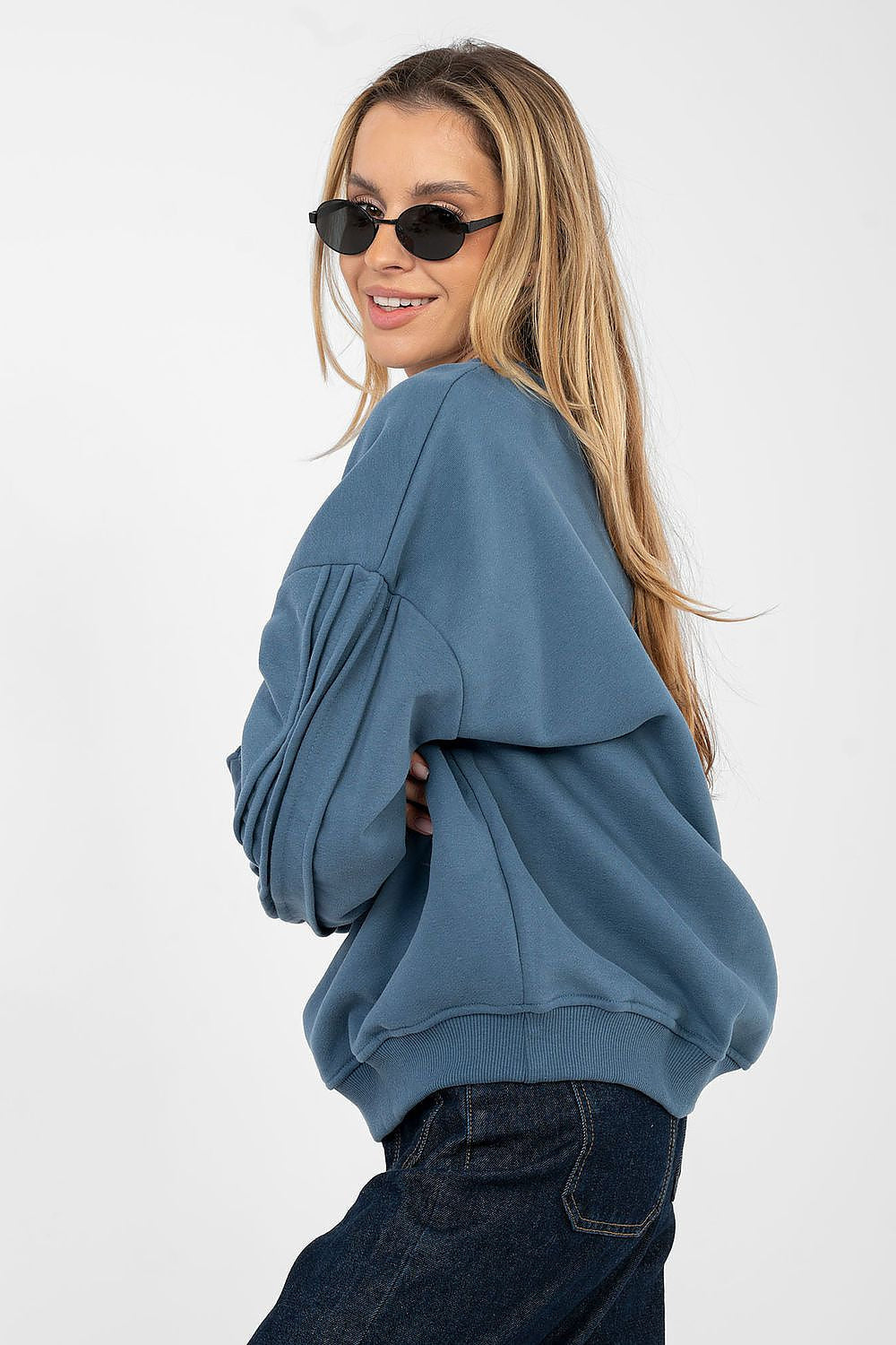 Felpa in cotone elasticizzato - EASY - 224128