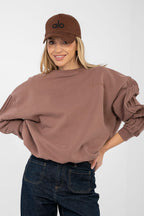 Felpa in cotone elasticizzato - EASY - 224128