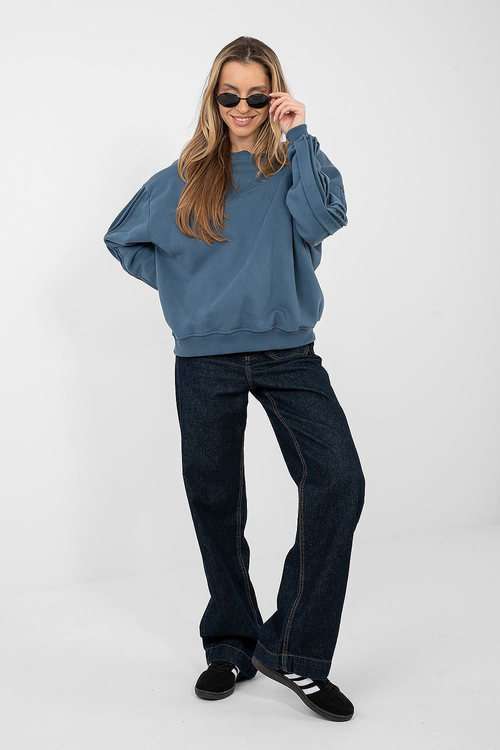 Felpa in cotone elasticizzato - EASY - 224128