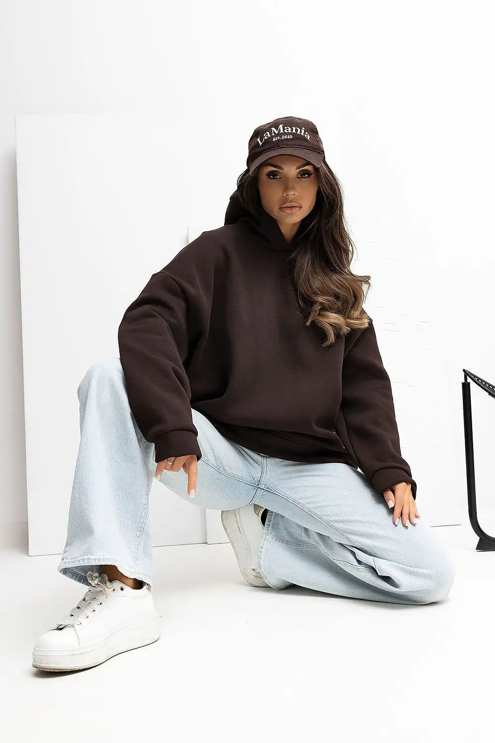 Felpa da donna con cappuccio plain - 221621