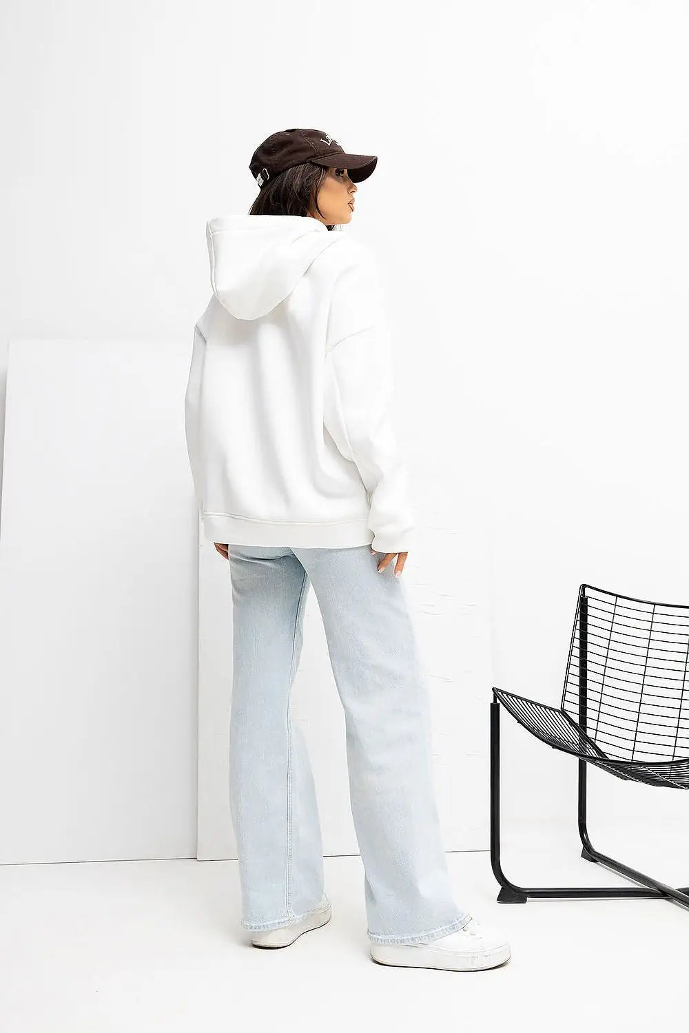 Felpa da donna con cappuccio plain - 221621