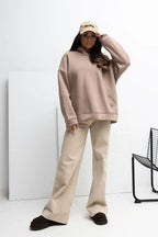 Felpa da donna con cappuccio plain - 221621