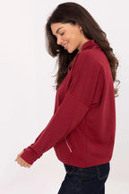 Felpa da donna in cotone elasticizzato - 217563