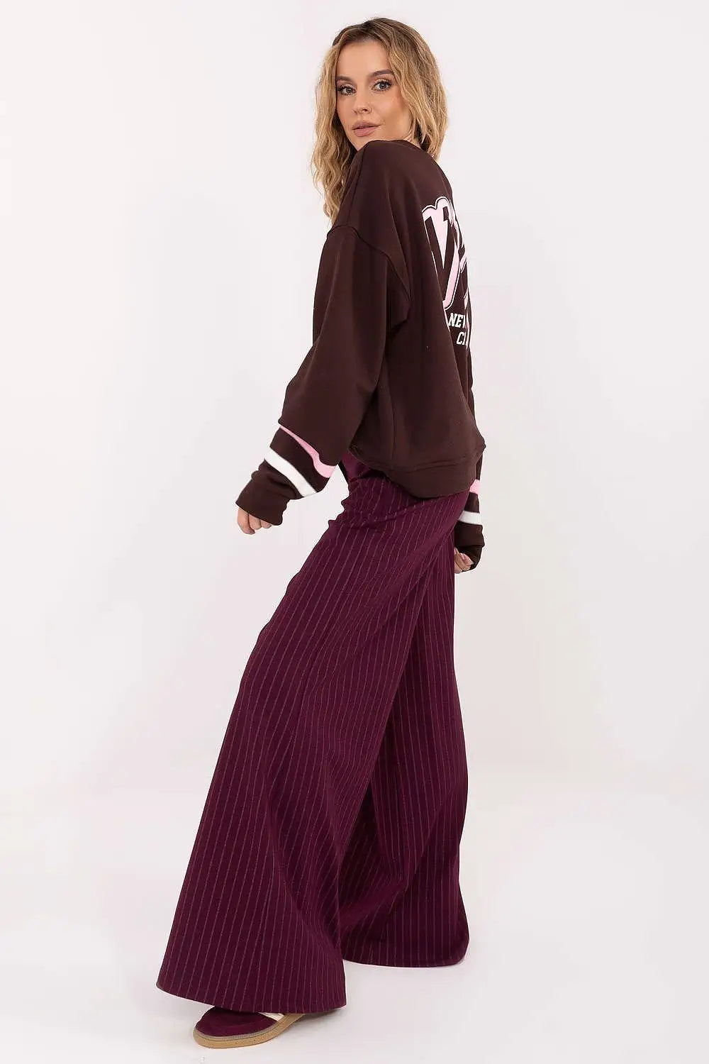 Felpa da donna in cotone elasticizzato - 220949