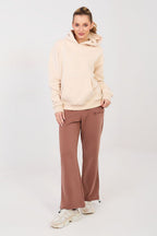 Felpa da donna con cappuccio in cotone -224337