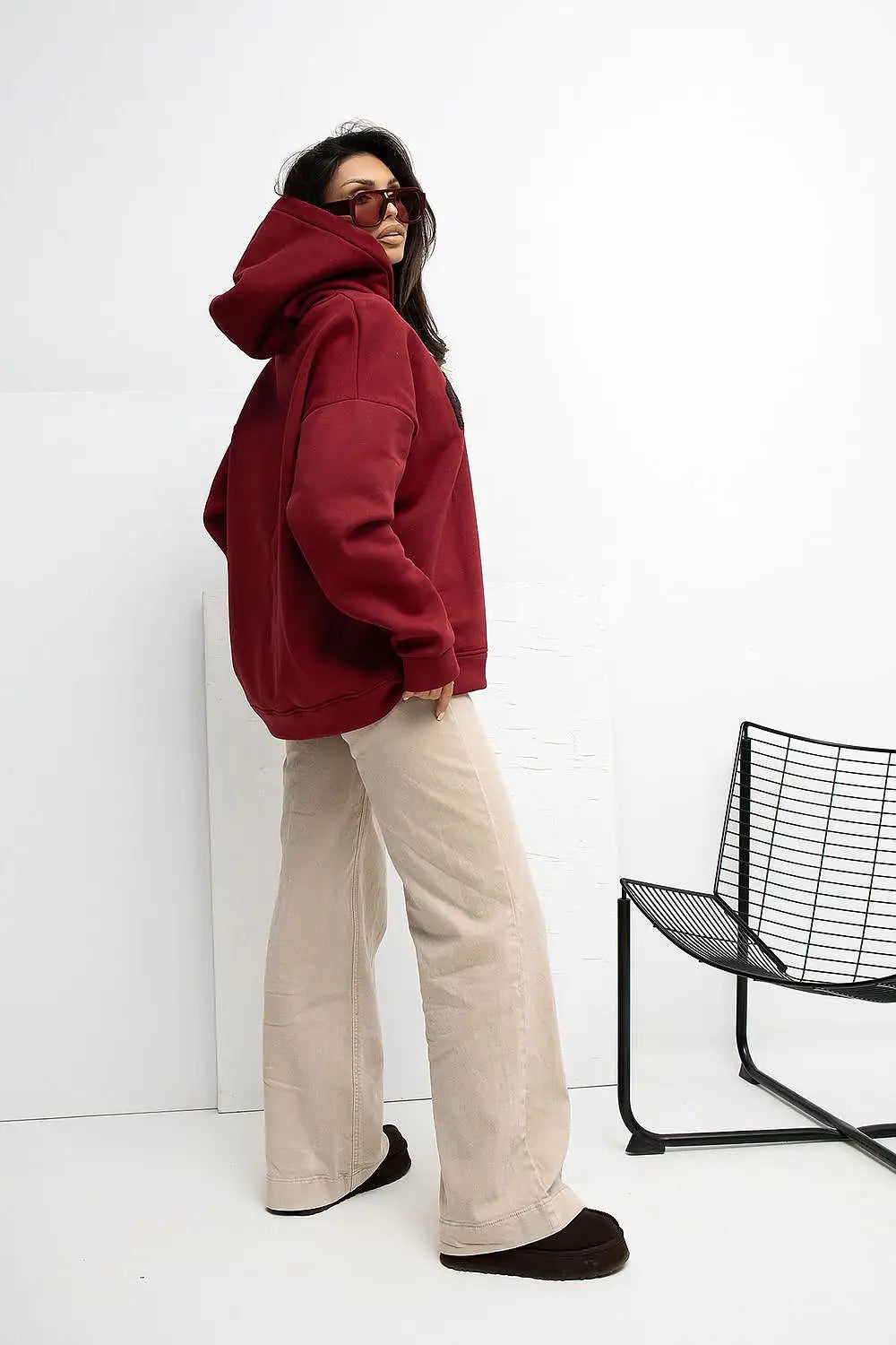 Felpa donna casual in cotone - 221546