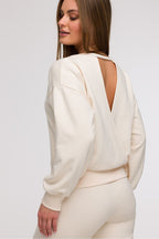 Felpa da donna in cotone elasticizzato - LEISURE - 211525