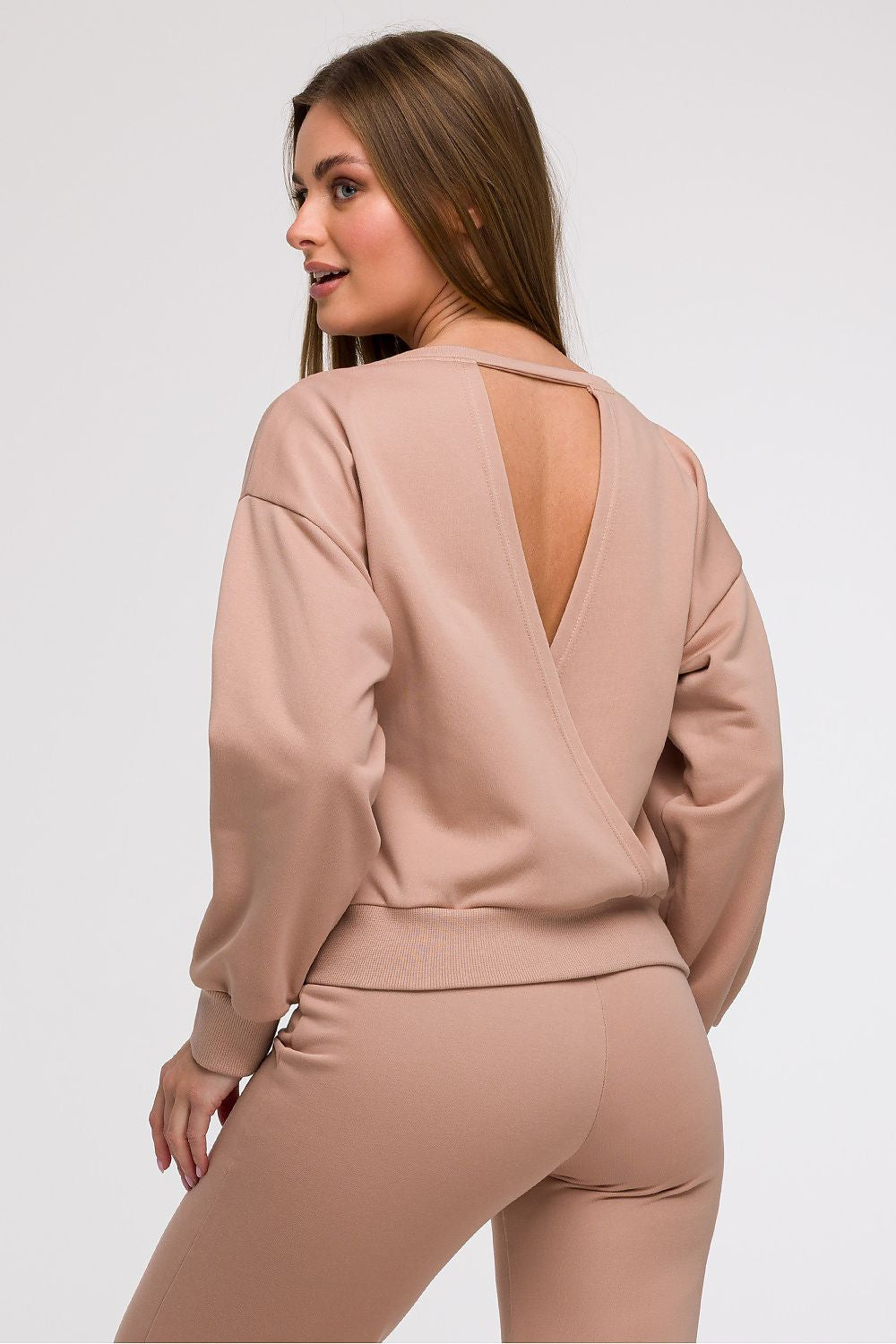 Felpa da donna in cotone elasticizzato - LEISURE - 211525
