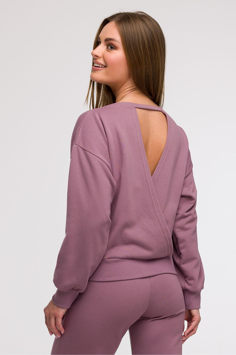 Felpa da donna in cotone elasticizzato - LEISURE - 211525