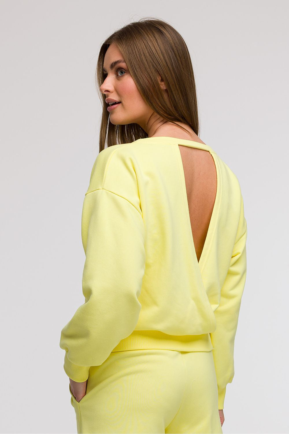 Felpa da donna in cotone elasticizzato - LEISURE - 211525