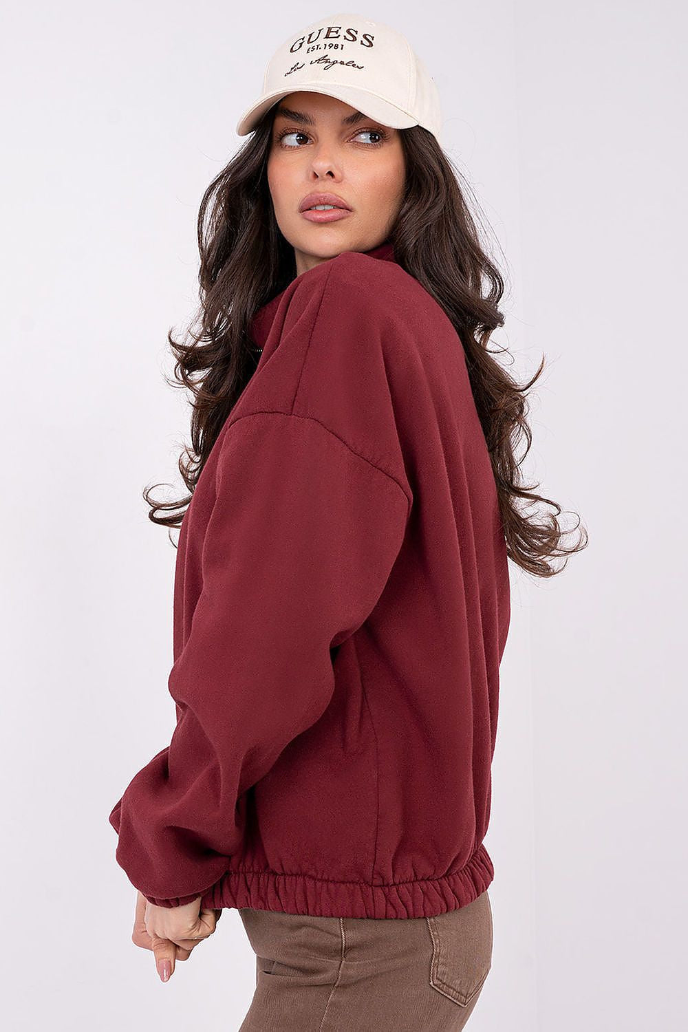Felpa da donna in cotone elasticizzato - ORY - 225078