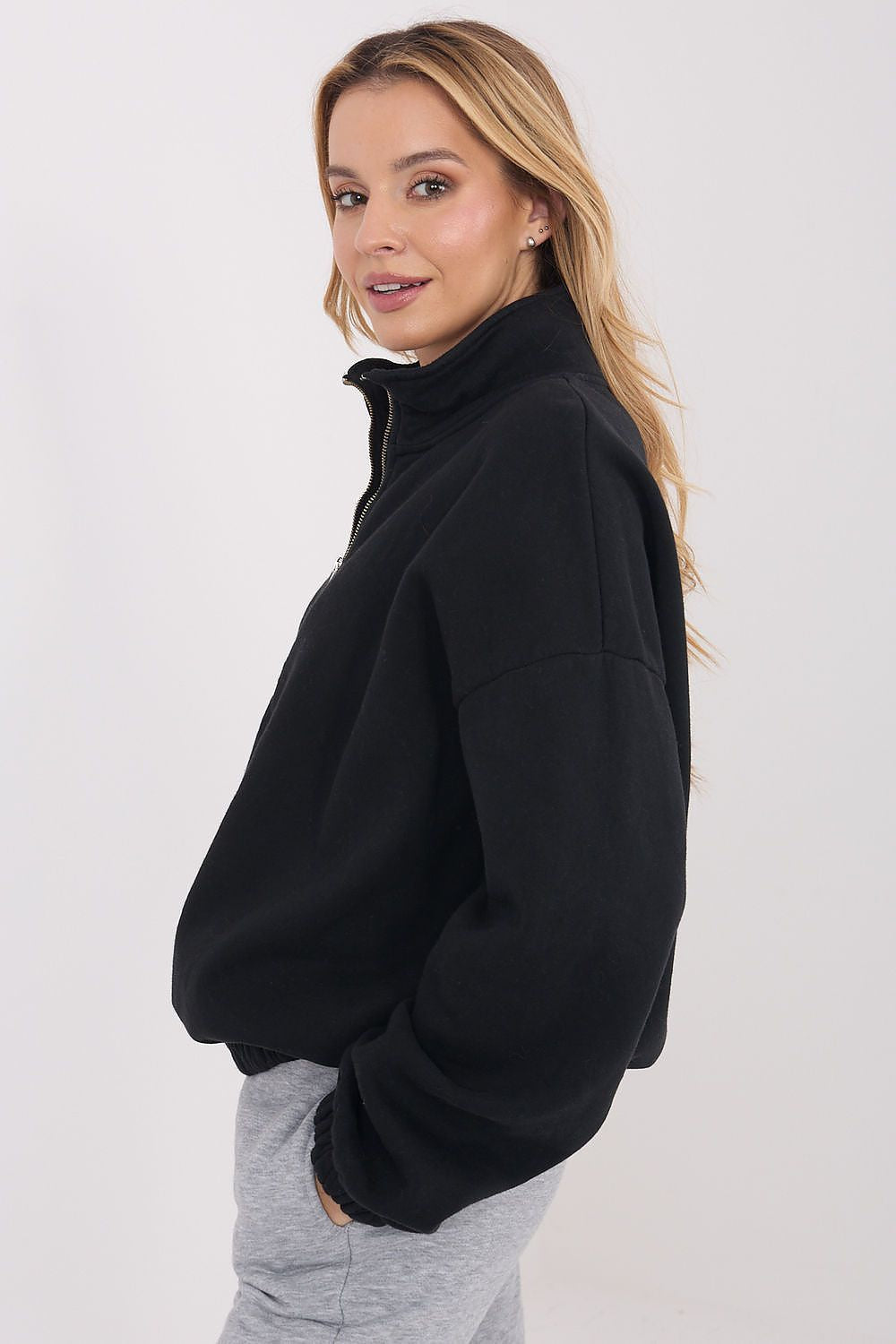 Felpa da donna in cotone elasticizzato - ORY - 225078