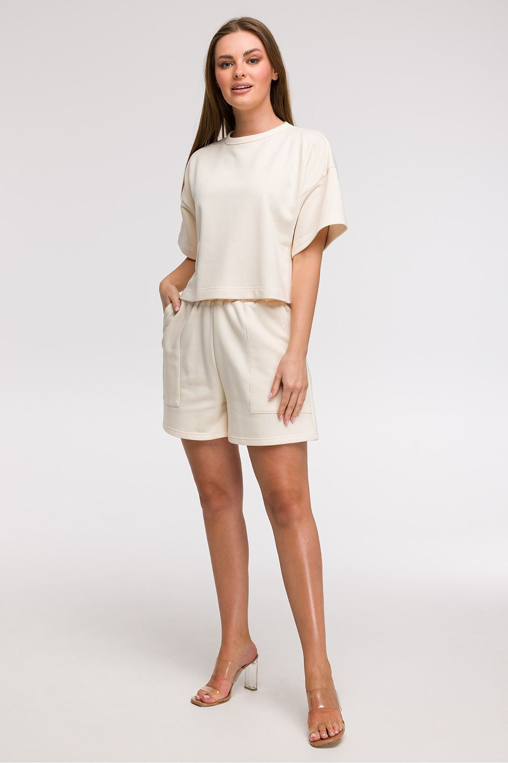 Felpa da donna a manica corta - LEISURE - 211519