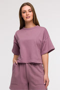 Viola / S/M Felpa da donna a manica corta - LEISURE - 211519