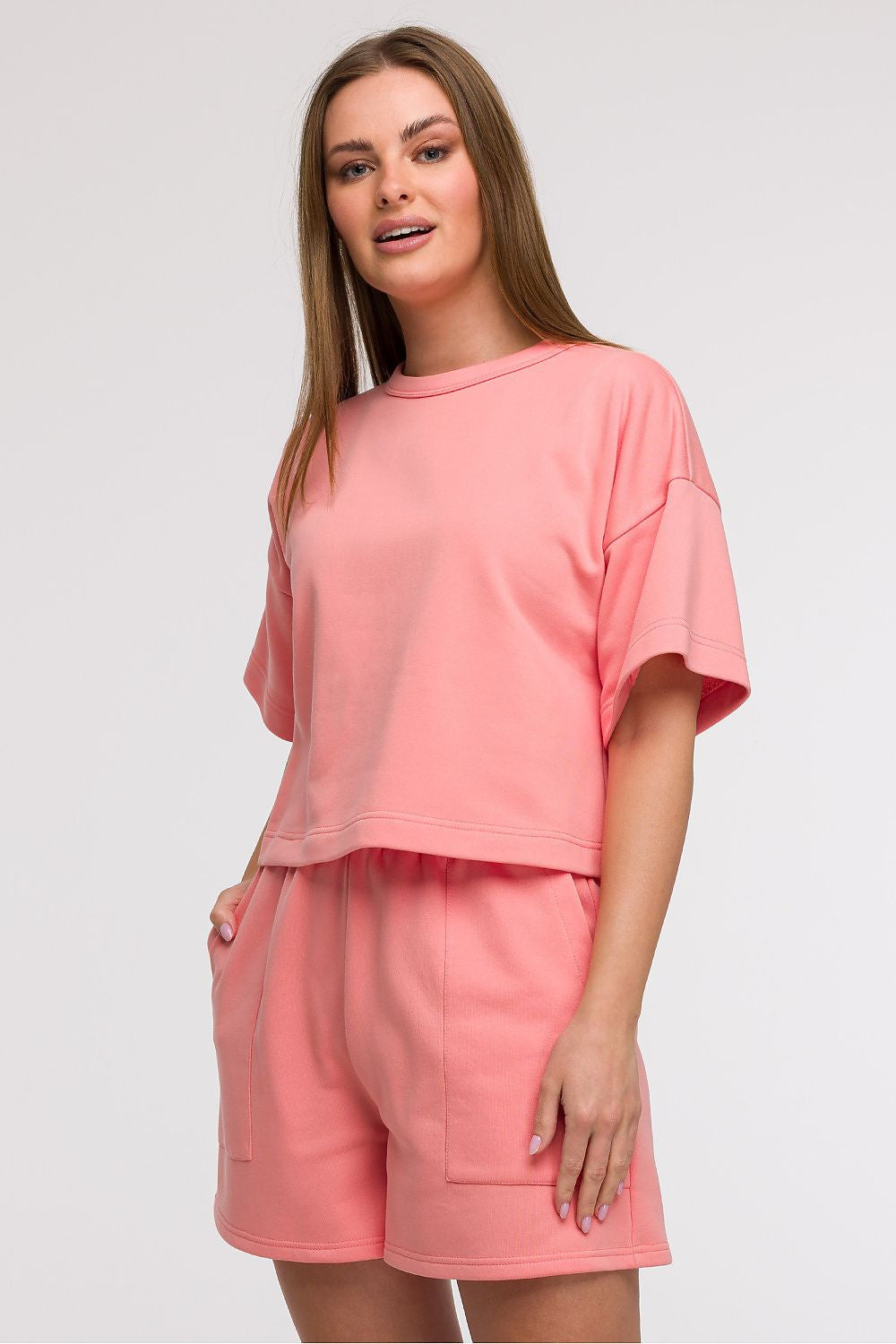Rosa / S/M Felpa da donna a manica corta - LEISURE - 211519