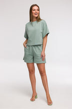 Felpa da donna a manica corta - LEISURE - 211519