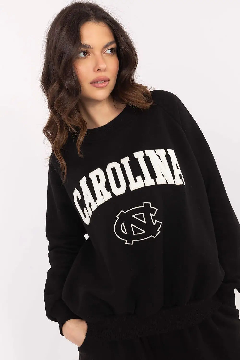 Felpa in cotone elasticizzato - CAROLINA -206347