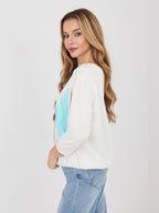 Felpa leggera in cotone elasticizzato (Denise)