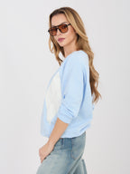 Felpa leggera in cotone elasticizzato (Denise)