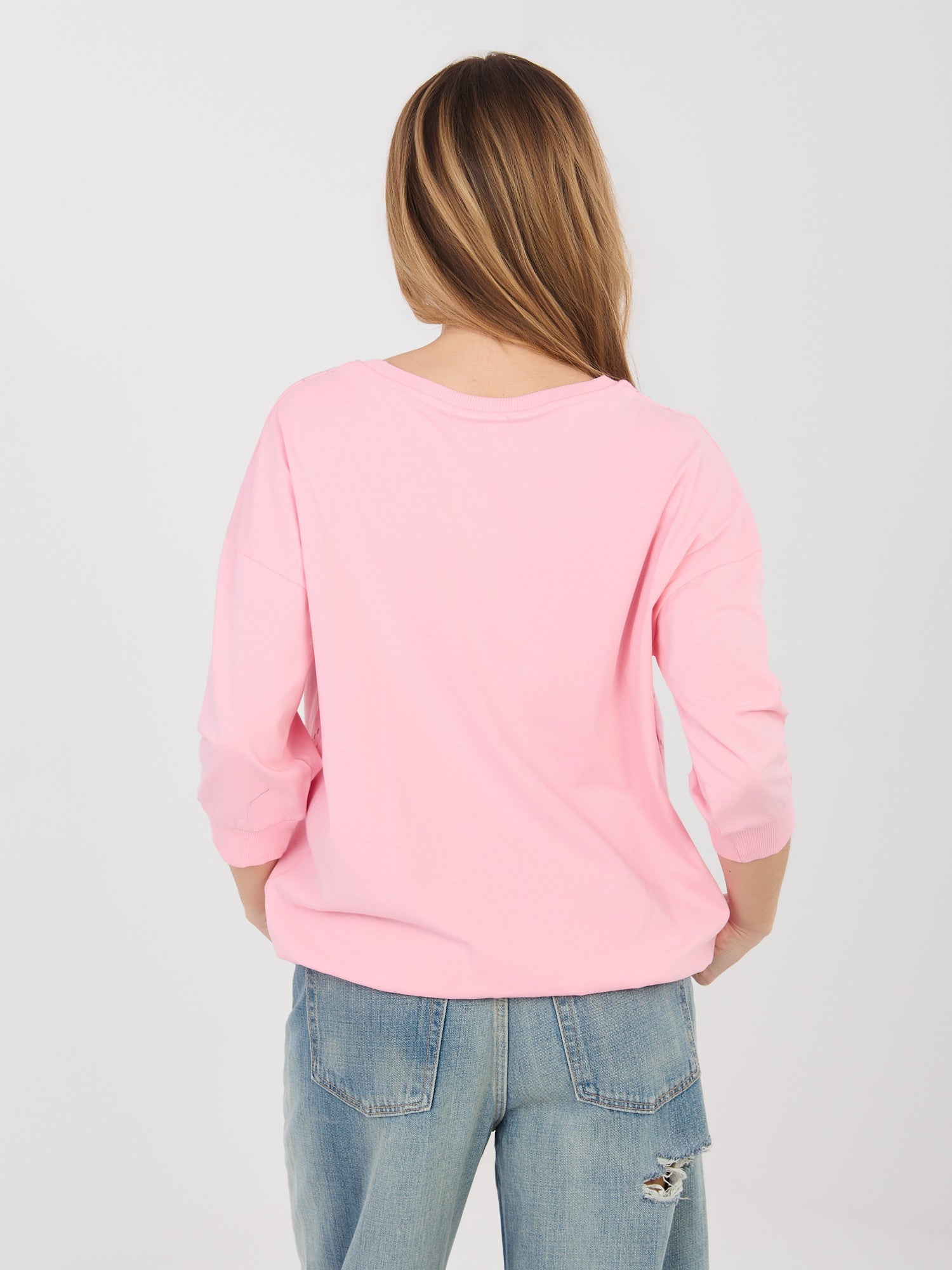 Felpa leggera in cotone elasticizzato (Denise)