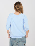 Felpa leggera in cotone elasticizzato (Denise)