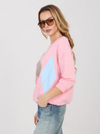 Felpa leggera in cotone elasticizzato (Denise)