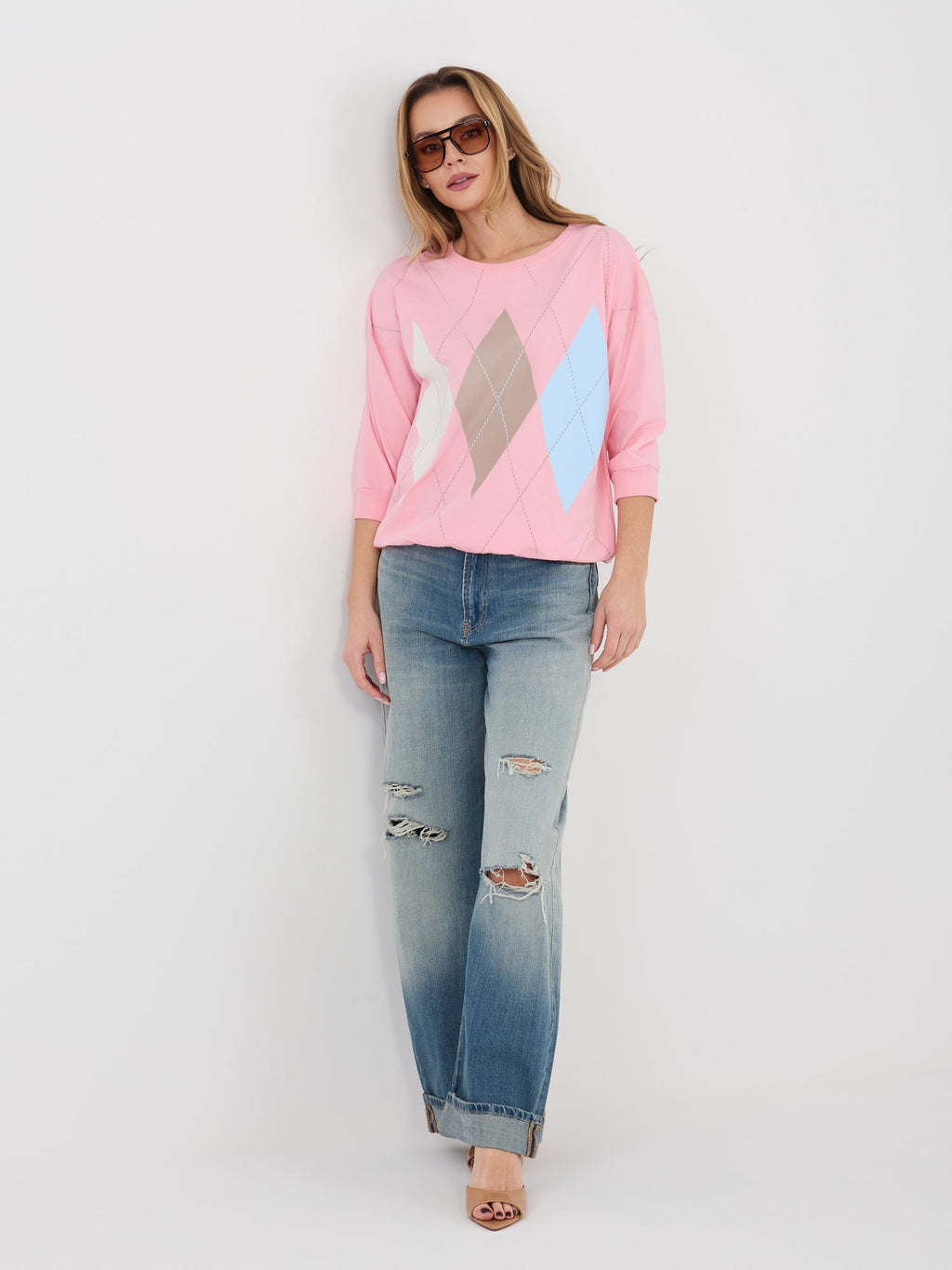 Felpa leggera in cotone elasticizzato (Denise)