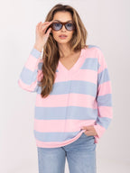 multicolore 5 / ONE SIZE Felpa Light con Scollo a V