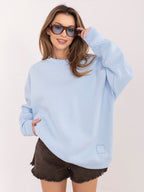 ONE SIZE / Azzurro Felpa oversize (Rachele)