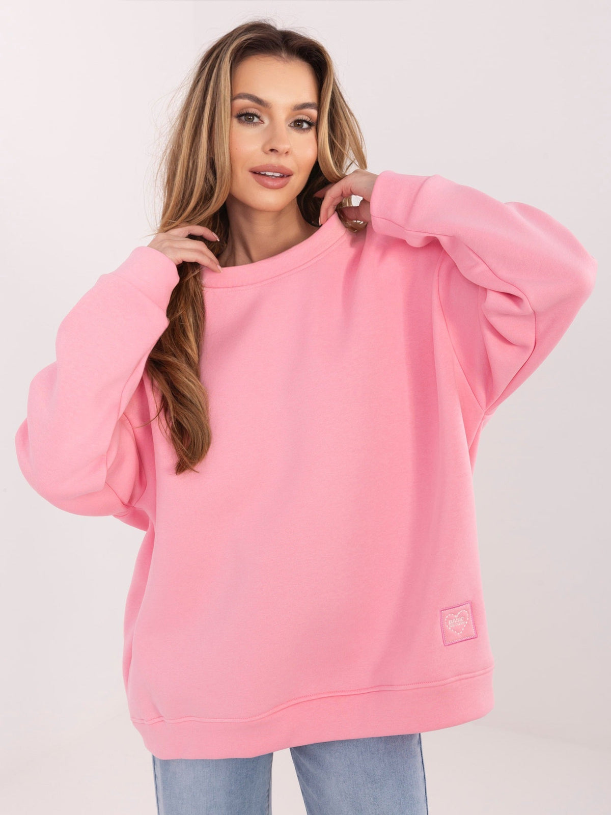 ONE SIZE / Rosa Felpa oversize (Rachele)