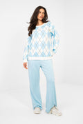 Azzurro / Universale Felpa in tessuto butter-soft - MATILDE