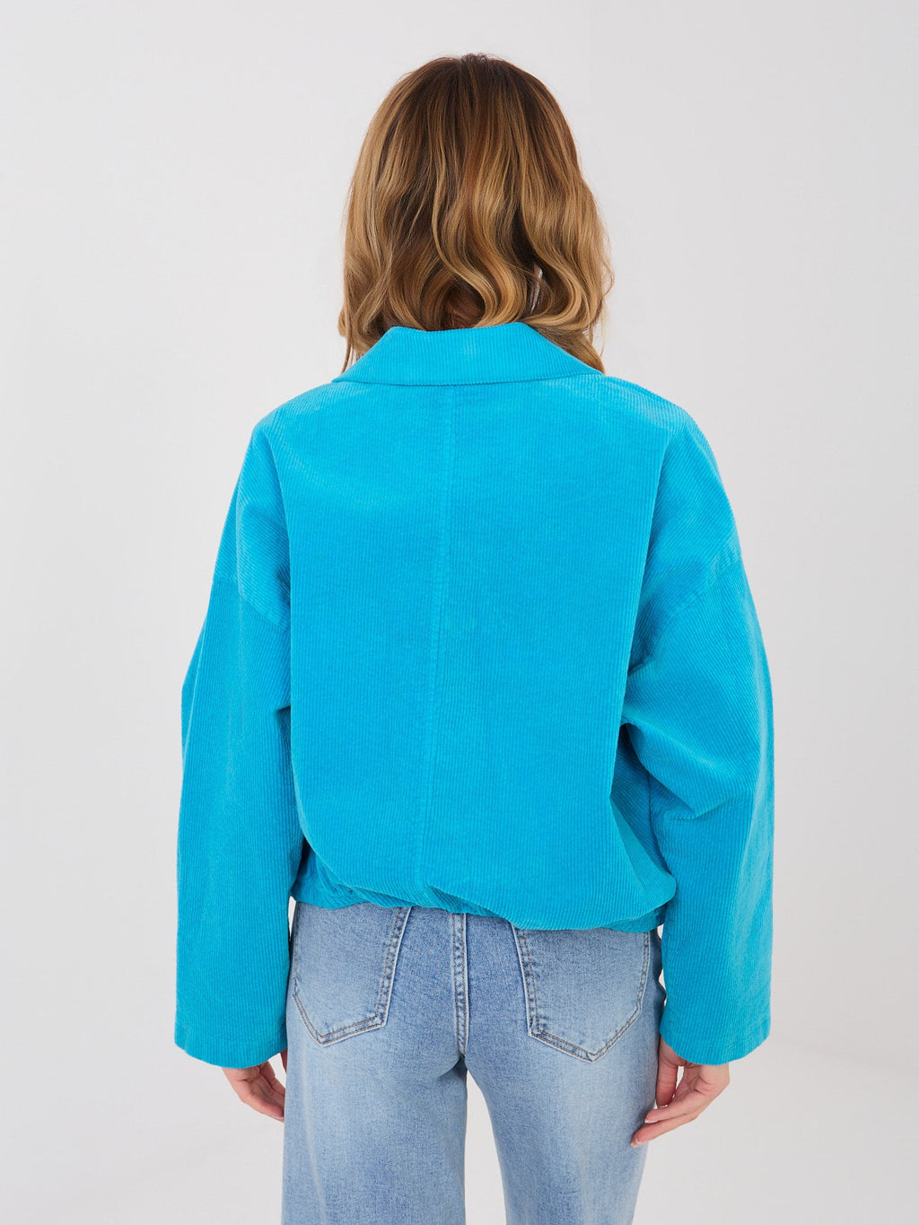 Giacca Bomber in Velluto a Coste con Spille (Hailey)