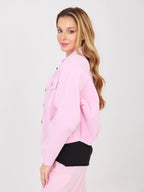 Giacca Bomber in Velluto a Coste con Spille (Hailey)