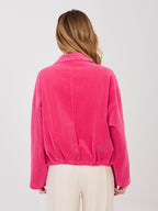 Giacca Bomber in Velluto a Coste con Spille (Hailey)