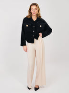 Giacca Bomber in Velluto a Coste con Spille (Hailey)