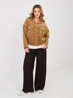 Giacca Bomber in Velluto a Coste con Spille (Hailey)